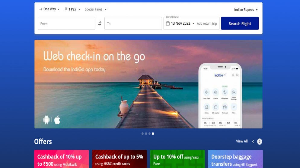 Tips to consider when using Indigo web check-in online